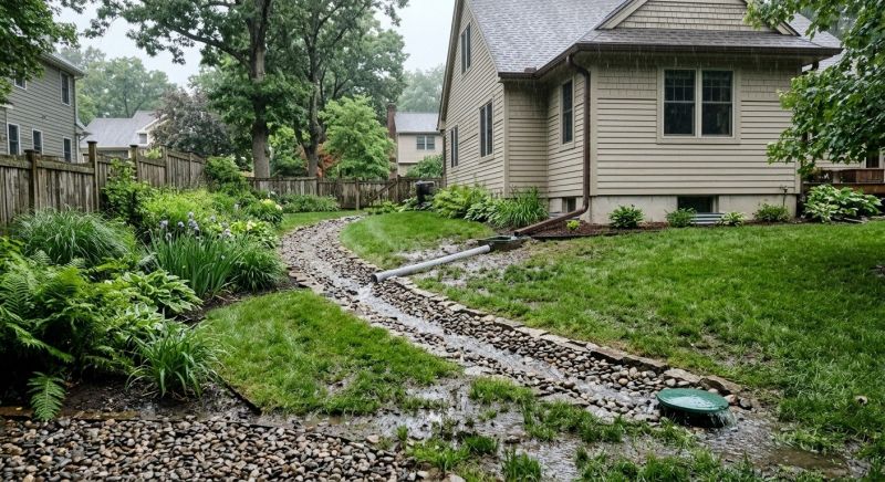 Muddy Yard Drainage in Tuscaloosa, AL