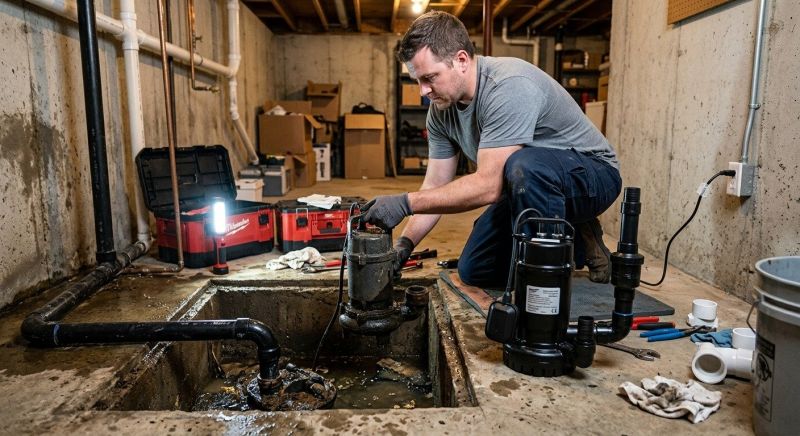 Sump Pump Installation in Providence, RI