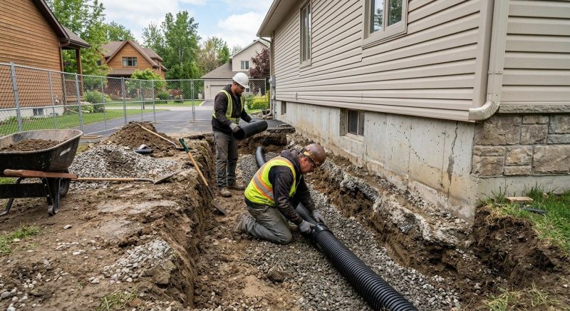 Water Drainage Installation in Birmingham, AL